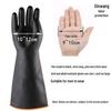 Durable Black Latex Gloves: Corrosion & Alkali Resistant, Thick, Waterproof, Industrial Use