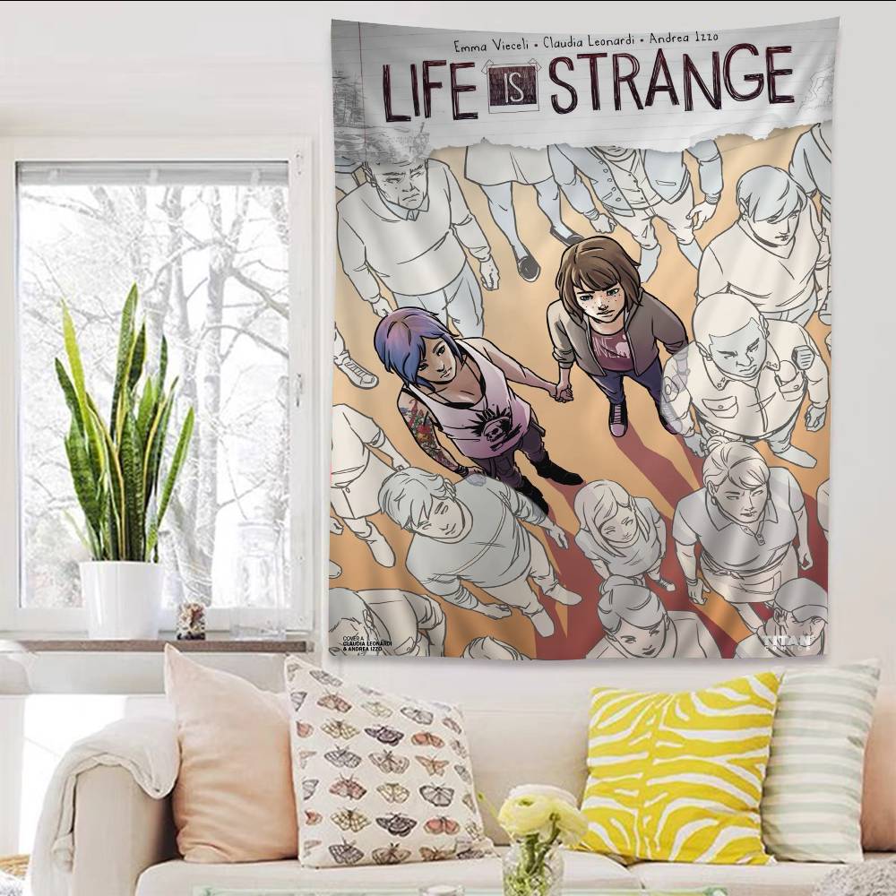 LLife IIs SStrange 2 Hippie Wall Hanging Tapestries Art Science Fiction Room Home Decor Kawaii Room Decor