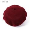 Французский берет для родителей и детей, тыквенный фетровый головной убор, фетровые береты, шерстяной берет, осенняя шляпа