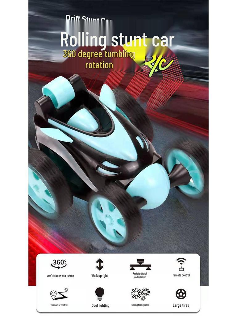 Double-Sided Remote Control Stunt Car - Rechargeable Electric Racing Toy for Kids