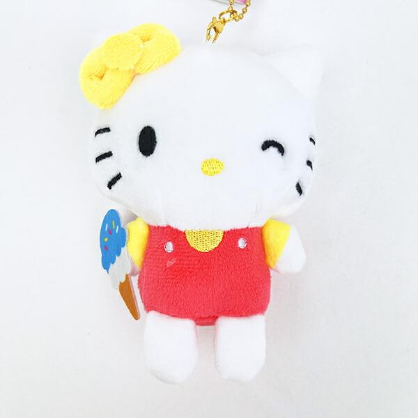 Sanrio Kitty Mimmy Nico Plush Mascot Keychain (L)