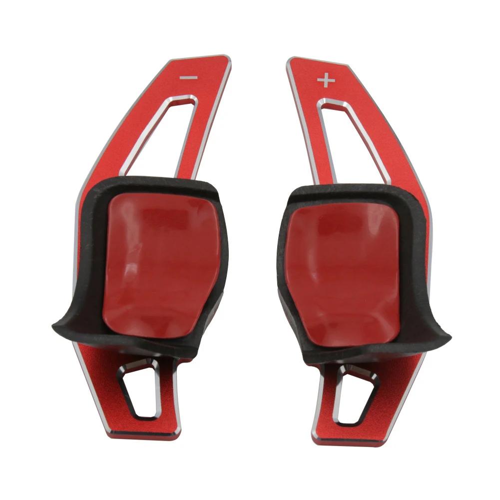 Car Steering Wheel DSG Shift Paddle Extension Shifters Sticker For Volkswagen Tiguan Golf6 MK6 Jetta GTI R20 R36 CC Scirocco EOS