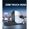 1/24 Scale Tesla Semi Truck Trailer Metal Alloy Diecast Truck Trailer Model Sound & Light Collection Car Model Toy Gift with Boys C325