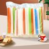 100pcs Disposable Disposable Straws Plastic Juice Straw New Plastic Drinking Straw  Wedding Party