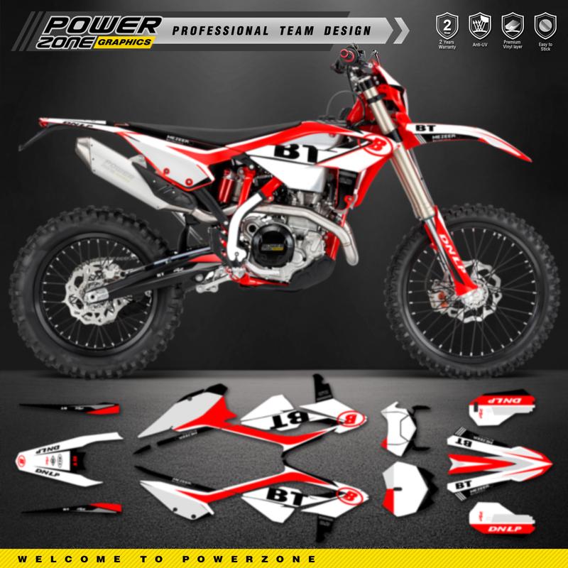 PowerZone Наклейки на мотоцикл Для BETA RR 2023 2024 2025 ENDURO 125 200 250 300RR 350 390 430 480