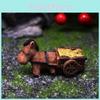 Resin Animal Car Miniature Garden Decor With Cute Donkey Figurine For Home And Gift
