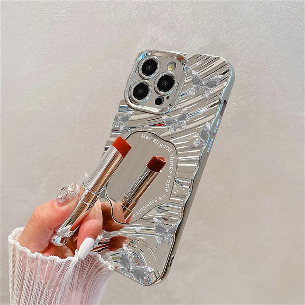 Чехол-зеркало для макияжа для iPhone 11 13 16 Pro Max iPhone 14 15 12 13 Pro Max 16 Plus 13 Pro Samsung A55 A54 A15 A12 A52S A34 A14 A30S A53 A52 A50