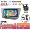 Android 13 LHD Car Radio для Seat Leon 2 MK2 2005 - 2012 Мультимедийный проигрыватель Стерео Беспроводной Carplay GPS RDS 4G Головное устройство 2 din