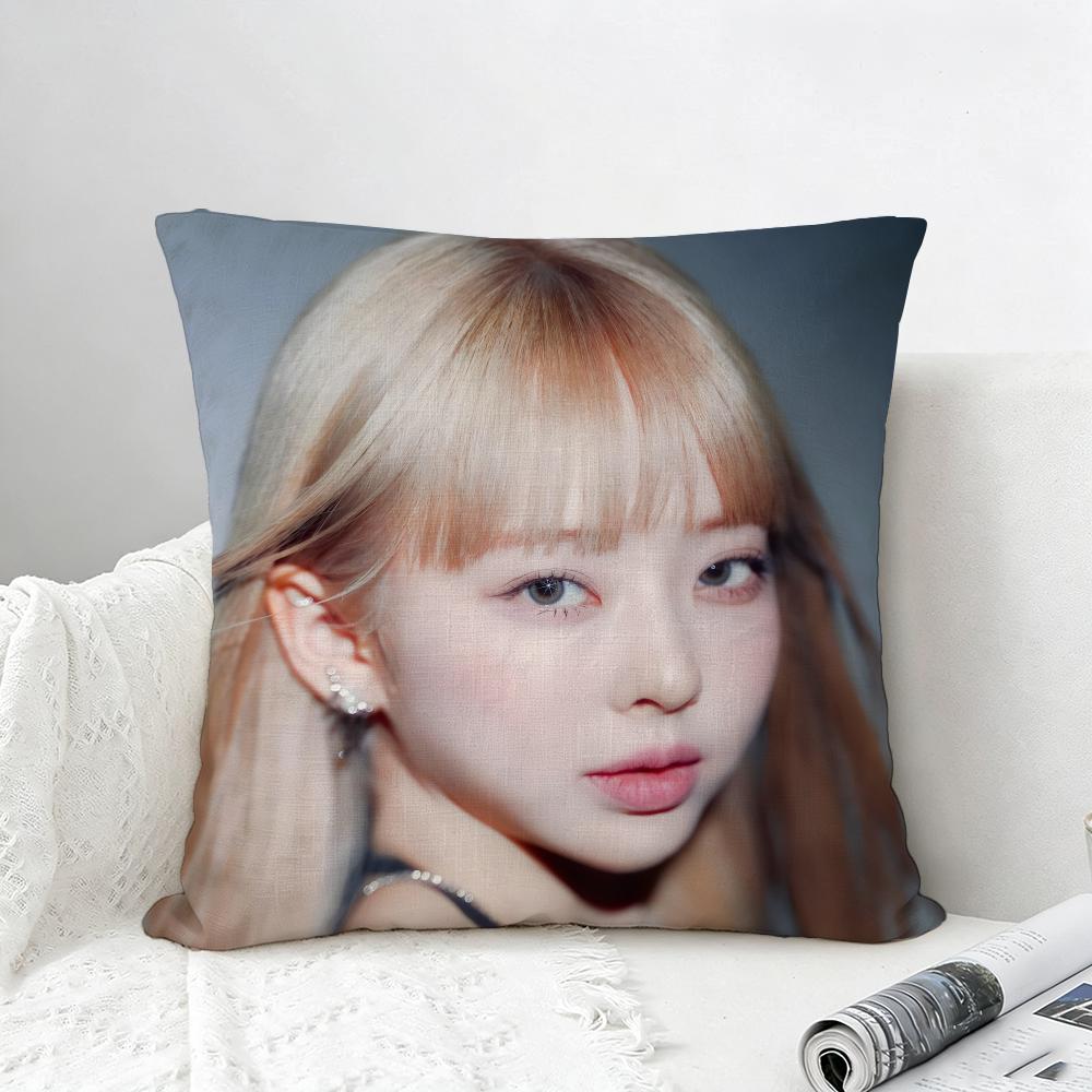 Kpop Loossemble ViVi Cushion Cover Natural Linen Pillowcase Set AllinOne Decor for Sofa Bedroom Chair
