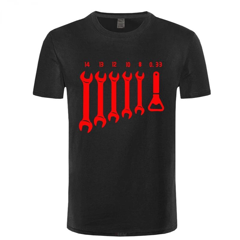 Screw Wrench Opener Mechanic T-Shirts Car Fix Engineer Tee Short Sleeve Funny T Shirts Top Casual Fashion Soft Clothes