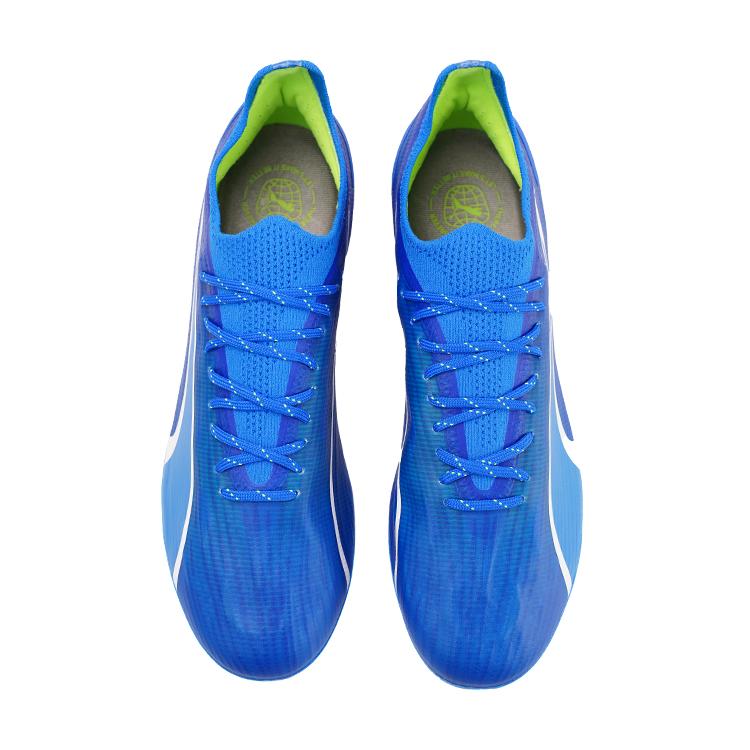 Puma Ultra Ultimate Comfortable Versatile Trendy MG (Rubber Short Studs) Artificial Turf Fabric Football Shoes Men Football Shoes Blue White 107506-03