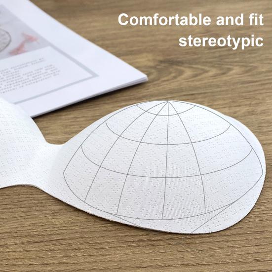 Bra Pad 0.1cm Ultra Thin Good Breathability Bra Insert Triangle Sponge Push Up Bra Pad Women Invisible Insert Bikini Breast