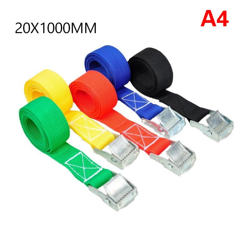 Длина 0,5/1 м Грузовые ремни с пряжкой Стяжной ремень для мотоцикла Автомобиля Велосипеда Буксировочный трос Храповой фиксирующий ремень для багажной сумки