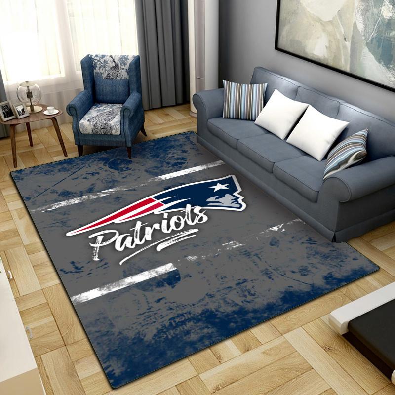 New England Patriots Carpet Rug for Living Room Bedroom Home Sofa Decoration,Kids play Non-slip Floor Mat