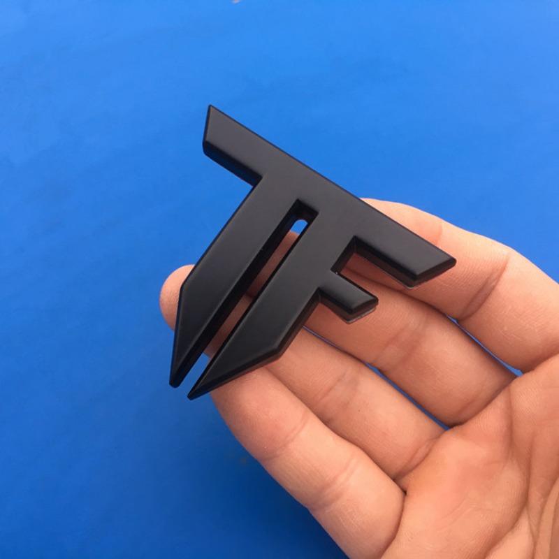 Car solid metal decorative sticker 3D modified three-dimensional car logo car sticker tail sticker fender side sticker alloy metal sticker