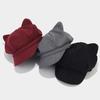 Solid Color Cat Ear Hat Adjustment Unisex Octagonal Cap Korean Style Women Hat  Painter