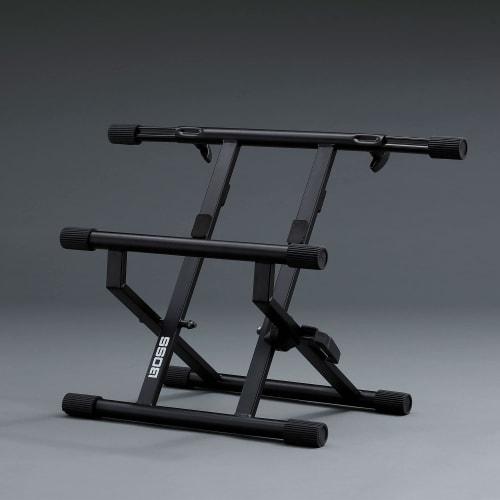 BOSS BAS-1 Amplifier Stand, Supports Up To 21kg, Adjustable Back Width, Foldable, Durable Steel Construction, Katana/Blues Cube, Guitar/Bass, for Stud