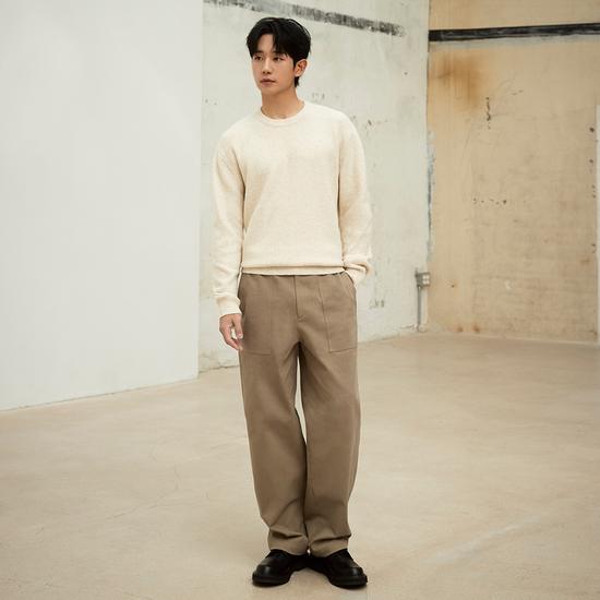 Mind Bridge Jeong Hae-in Cotton Gathered Full Banding Pants MYPT6150