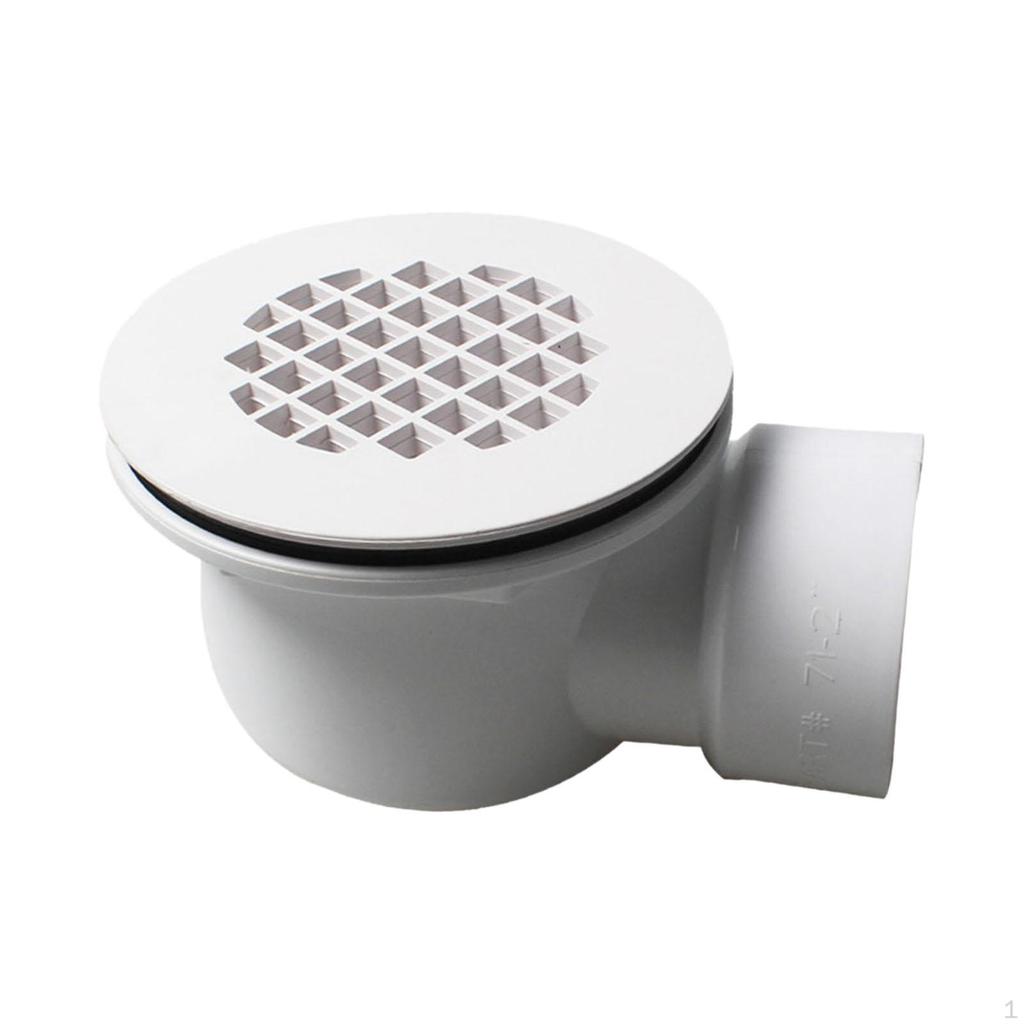 Shower Base Drain Strainer Easy To Install Anti-odor Solid Grate Cover for Household