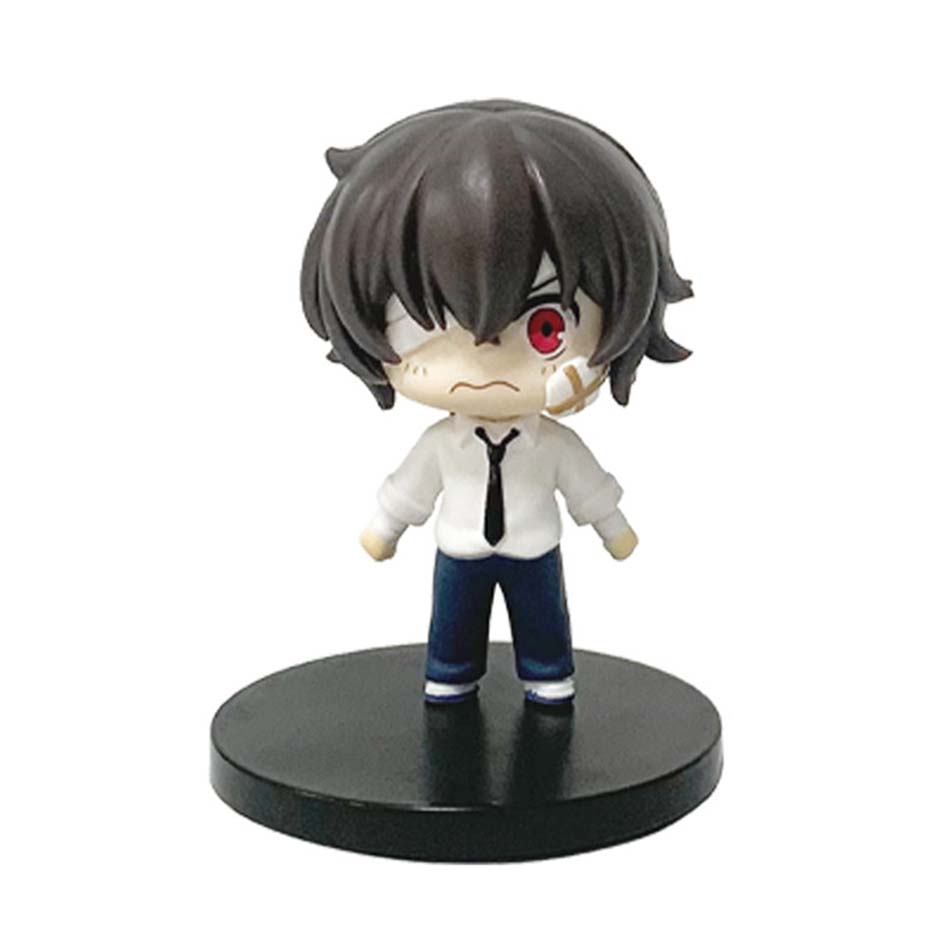 Новая фигурка Dazai Osamu из Bungo Stray Dogs 7 см Японские фигурки из мультфильмов Коллекция Милые игрушки