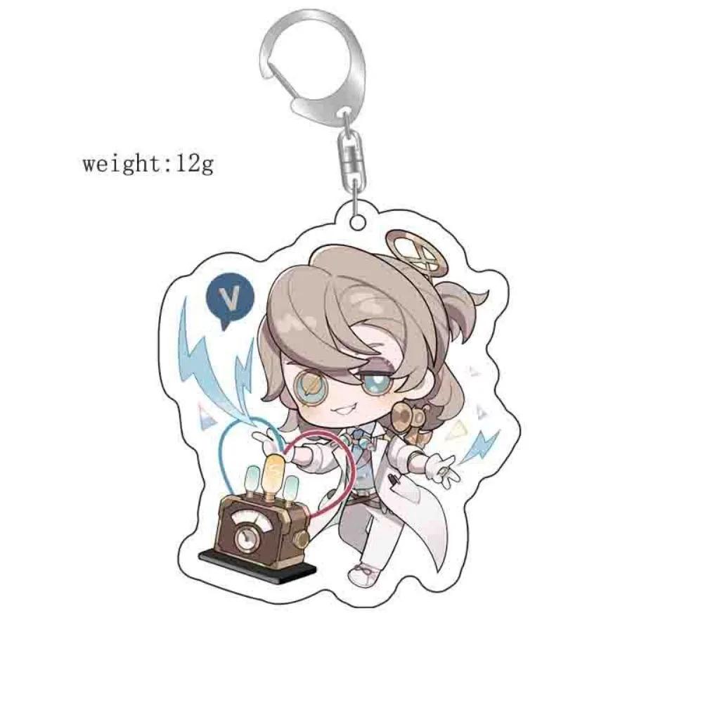 KeyChain из аниме Identity V Аполло Джозеф Дезольнье Грейс Маргарета Целле Мужской брелок для женщин Акриловый брелок-подвеска Подарки