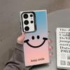Противоударный чехол с рисунком Smile для Samsung S24 S23 A55 A35 Xiaomi Redmi 13C Poco C65 iPhone Huawei Honor 90 противоударный защитный бампер
