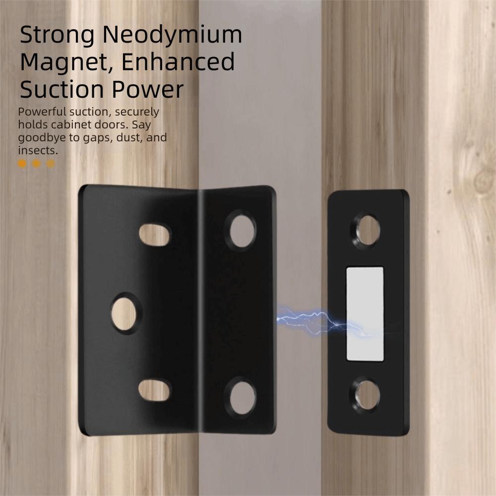 Strong Magnetic Force Magnetic Door Catch Stable Design Punch-Free Catch Home Use