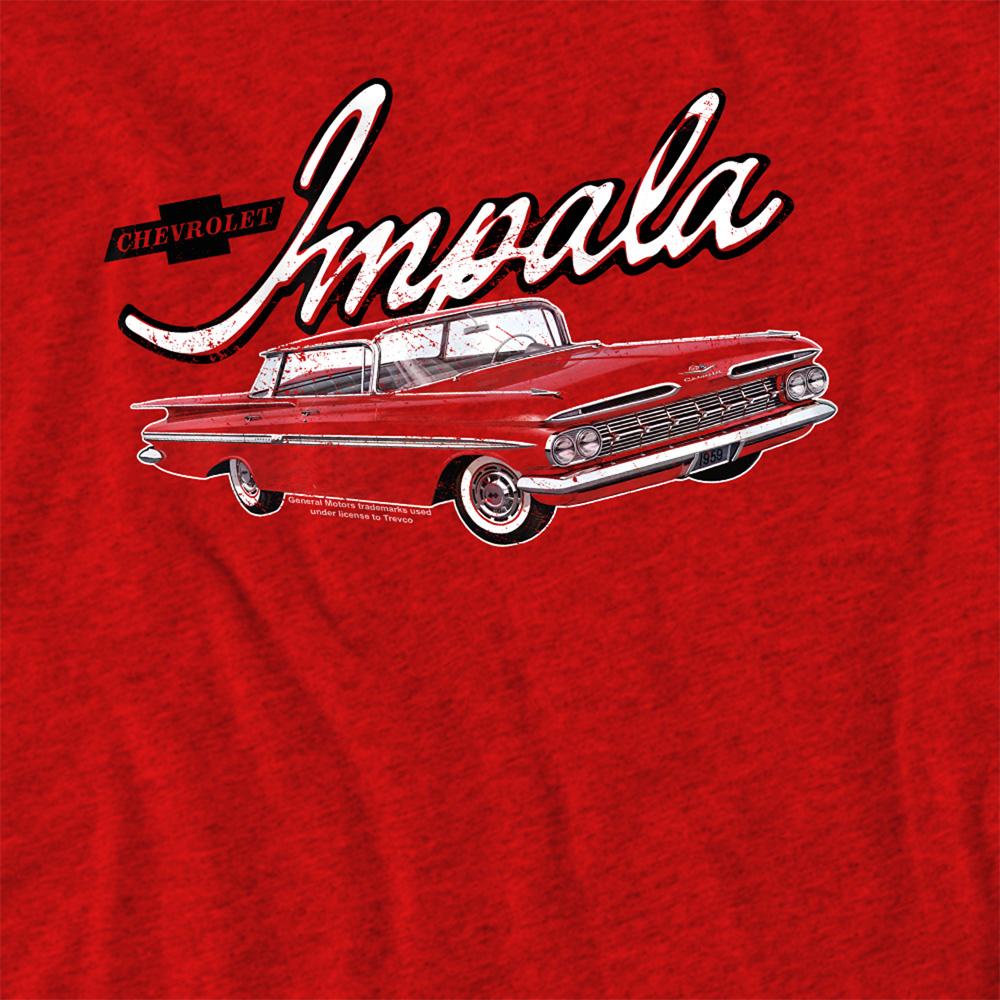 Chevrolet Unisex Adult Classic Impala Heather T-Shirt