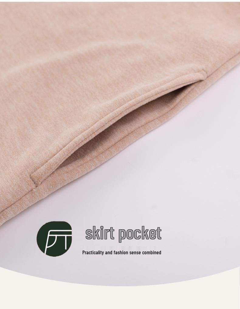 Velvet Nightgown for Women: Cozy, Skin-Friendly Mid-Length Cashmere Sweater Pajamas for Autumn/Winter - Wear Indoors or Out.