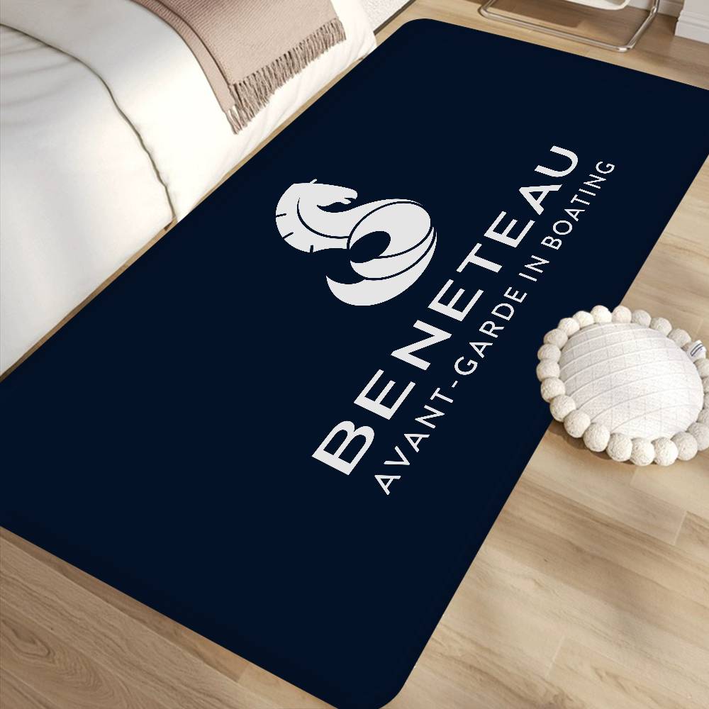 B-BENETEAU logo Floor Mat Non-Slip Laundry Room Mat Laundry Decor Balcony Child Living Room Household Carpets