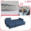 Varius Corner Sofa Bed with Sleeping Function Family Furniture Cornea Blue