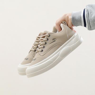 2025 весна маленькие белые туфли новая корейская версия женские студенческие туфли на платформе спортивные туфли для сноуборда повседневная уличная съемка Q2005