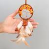 Crystal Stone Car Hangings Handmade Weaving The Tree of Life Feather Dreamcatcher Car Hanging Decorations Trinkets