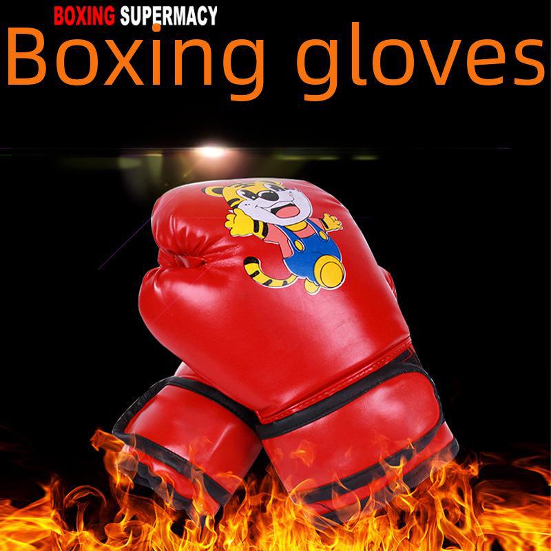 Half-Finger Tiger Claw Boxing Gloves for Children and Adults - Thickened Sanda Training and Sparring Gloves