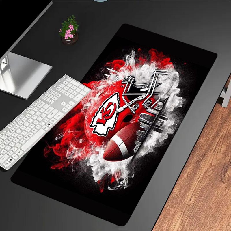 Kansas City Chiefs Helmet Mouse pad Mouse pad, Gaming Mouse Pad, keyboard pad, Desk Decor for computer notebook Fan Gift Birthday Gift