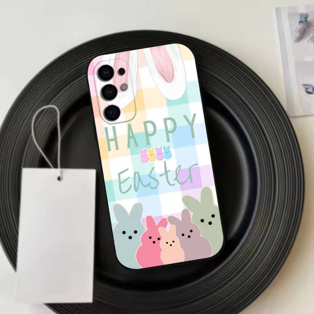 Easter Phone Case For Samsung S25,S24,S21,S22,S23,S30,Ultra,S20,Plus,Fe,Soft Silicone Black Cover