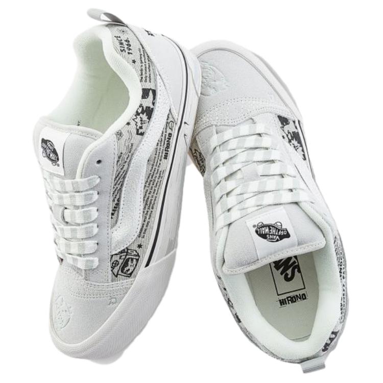 Vans Hirono X Knu Skool универсальные удобные нескользящие амортизирующие низкие кроссовки для скейтбординга унисекс белые VN000CS0BHD