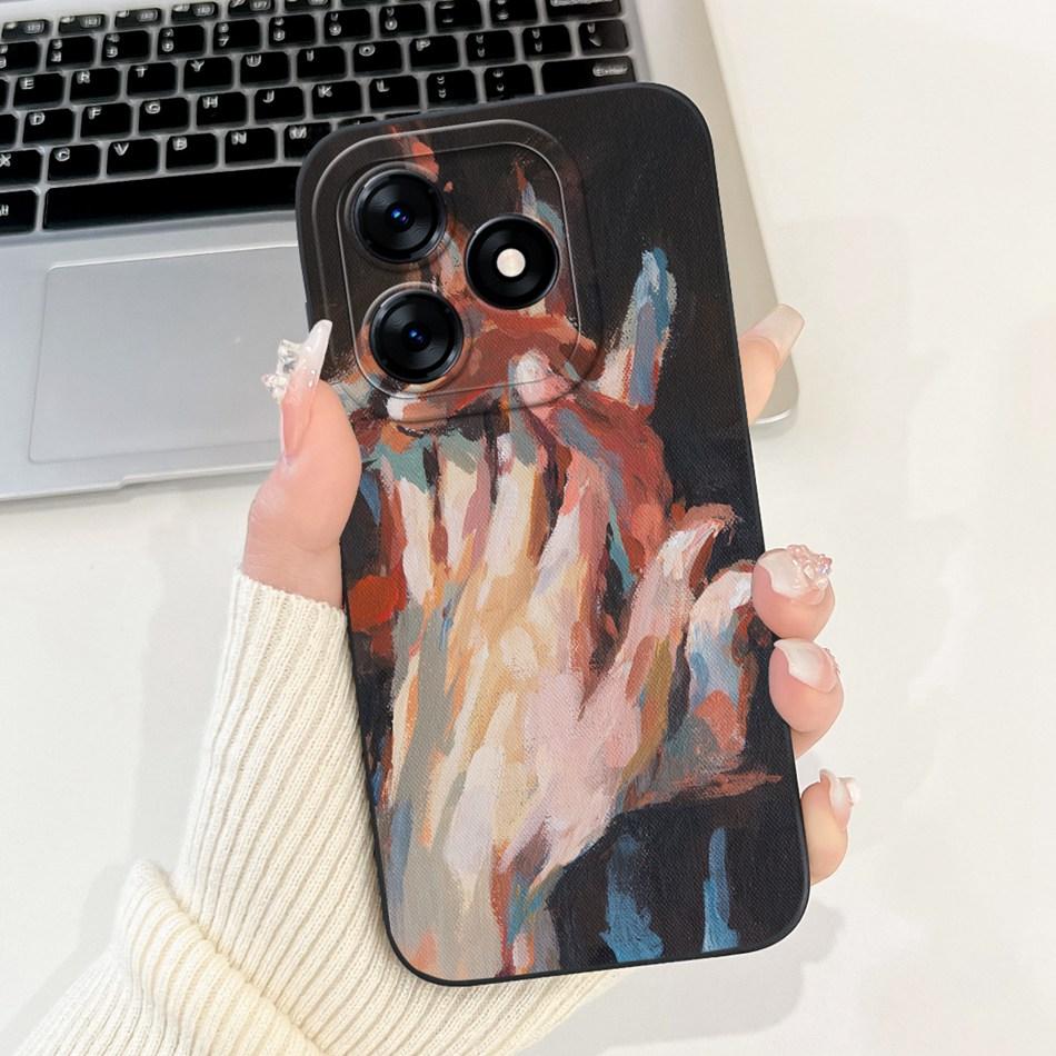 Для Tecno Spark 10 10C Spark 10 Pro Элегантный Чехол из Мягкого Силикона с Печатью Для Tecno Spark10 10 C 10Pro Защита Камеры Чехлы для Телефона