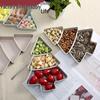 Divided Dried Fruit & Candy Tray - Christmas Tree Design