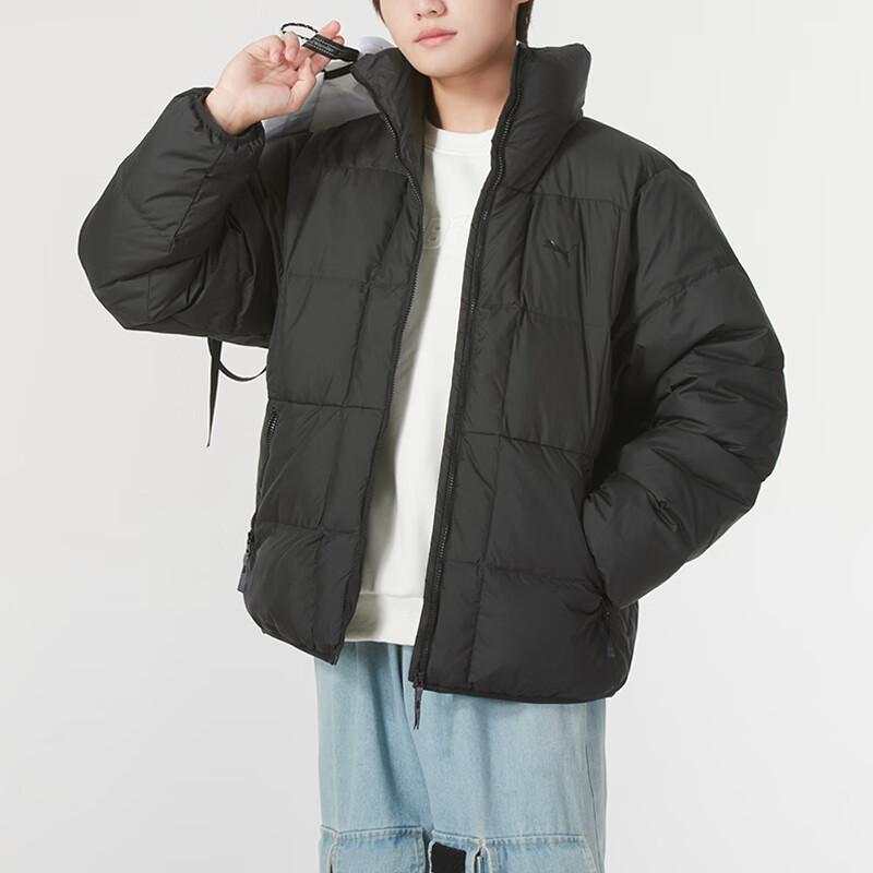 Puma Ветрозащитная теплая повседневная модная куртка-пуховик с длинным рукавом для мужчин, верхняя одежда черного цвета 629268-01