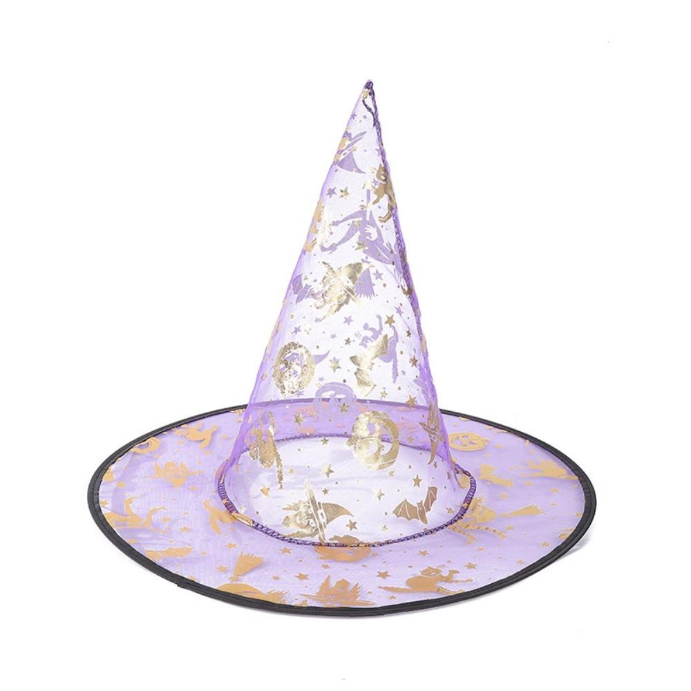 Hot Sale Gauze Halloween Ball Hat Parties Dress Up Cosplay Prop Headwear Costume Props Funny Costume Cap Gift