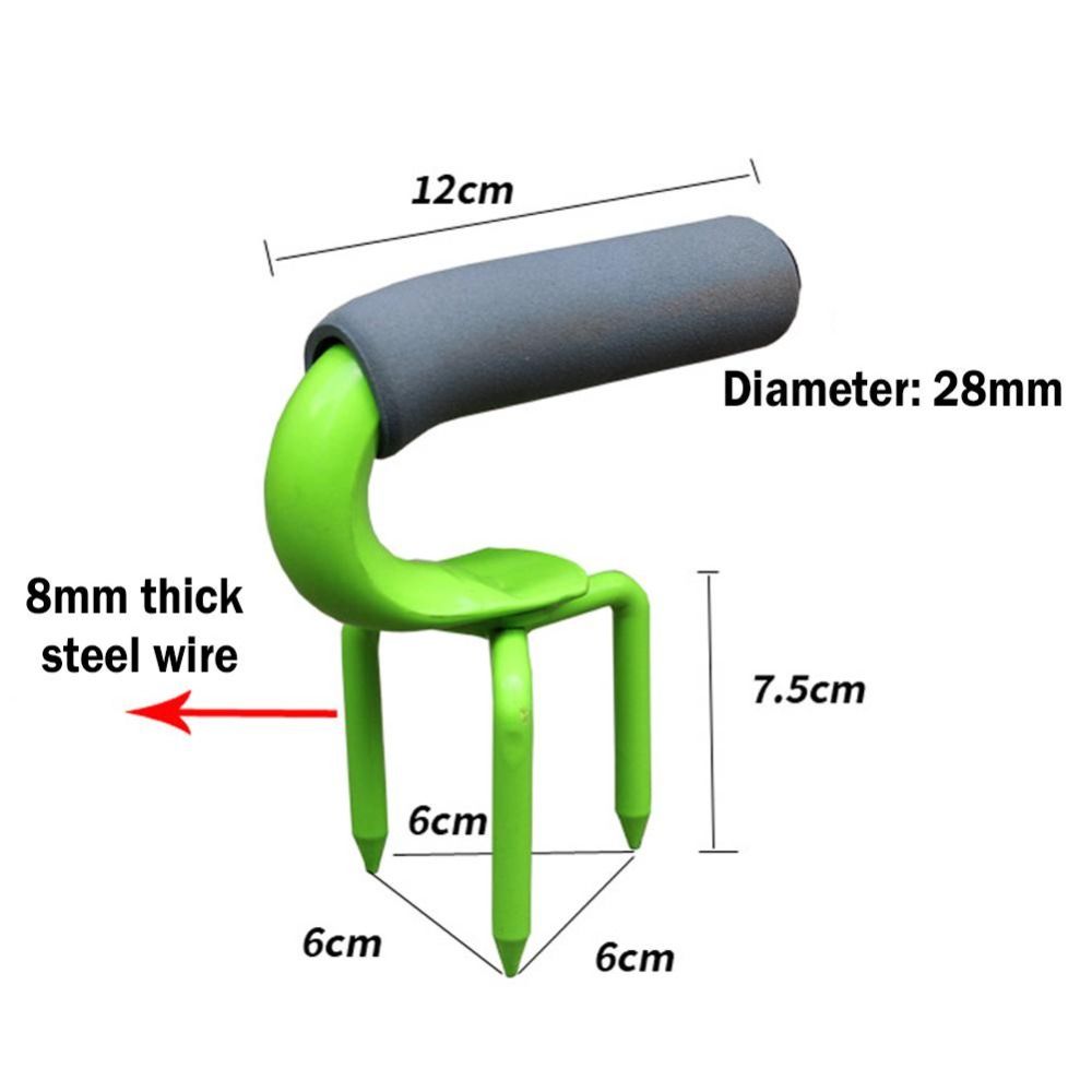 Стальной садовый коготь, инструмент для разрыхления почвы, трехзубый инструмент для удаления почвы, домашний сад
