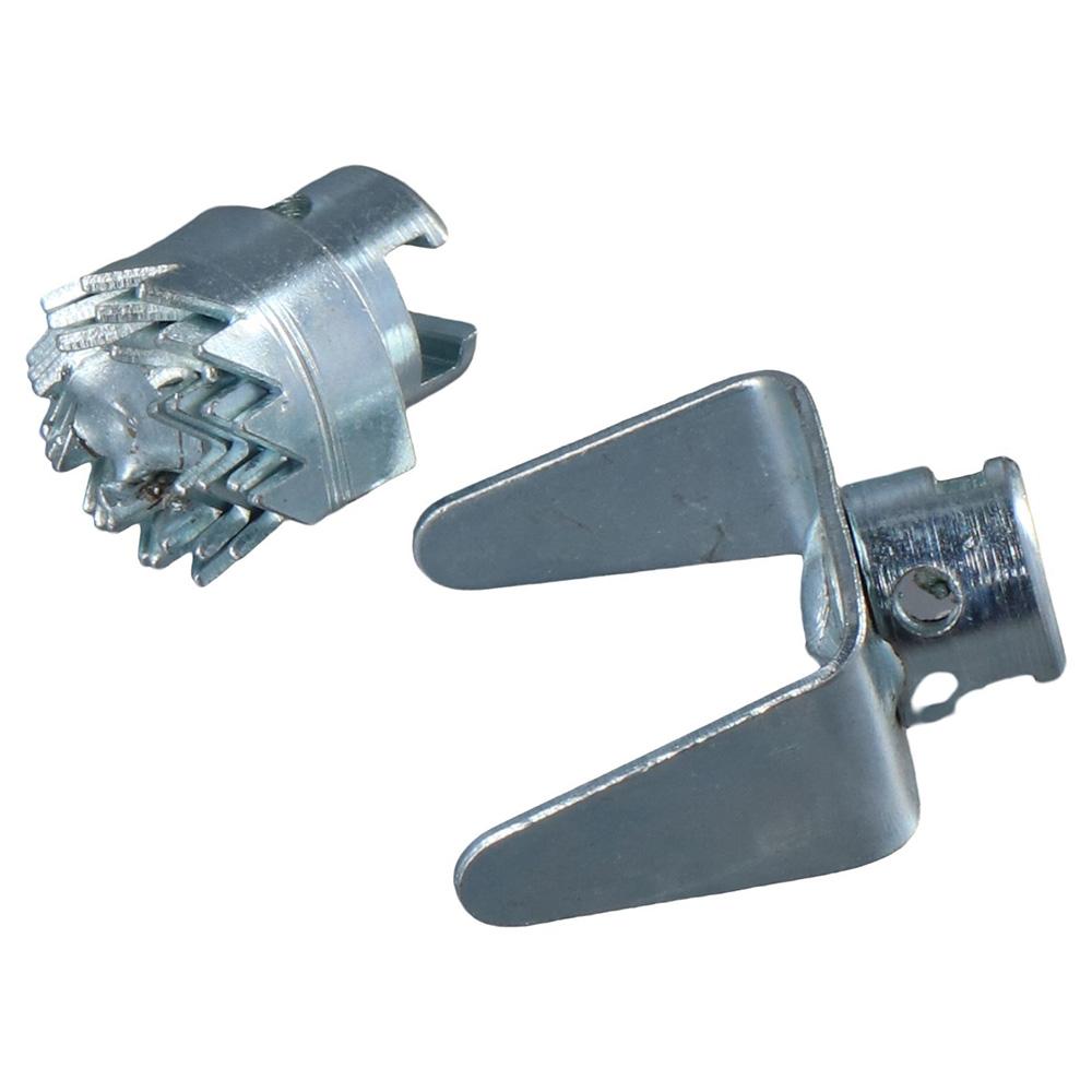 8 Pcs 16mm Pipe Dredge Cutter Heads Silver Drain Cleaning Tools Pipeline Dredging Machine