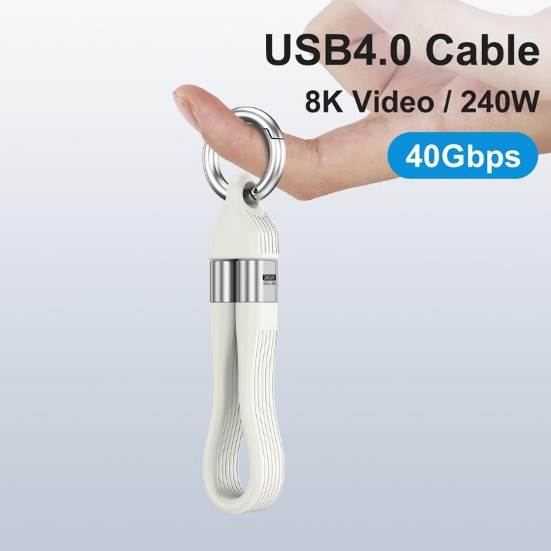 13 см USB4 Кабель для PD240W Power Delivery и 40 Гбит/с Передачи Совместимый 8K Видео Передача