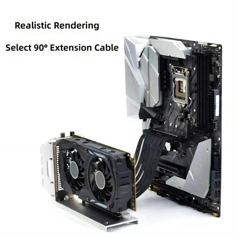 3 слота PCIE 5.0 Держатель видеокарты Вертикальный кронштейн для GPU Для стандартного корпуса ПК Быстрая сборка Стабильный Металлический