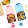Stainless Steel Bowl, Lunch Box, Plastic Dinner Plate, Microwaveable Heating Compartment, Bento Box, Children's Lunch Box