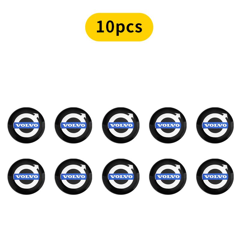 14mm Car Logo Styling Remote Control Key Sticker For Volvo XC40 XC60 XC90 V40 V60 S60 V50 V90 S80 C40 V70 XC70 C30 C70 Rdesign