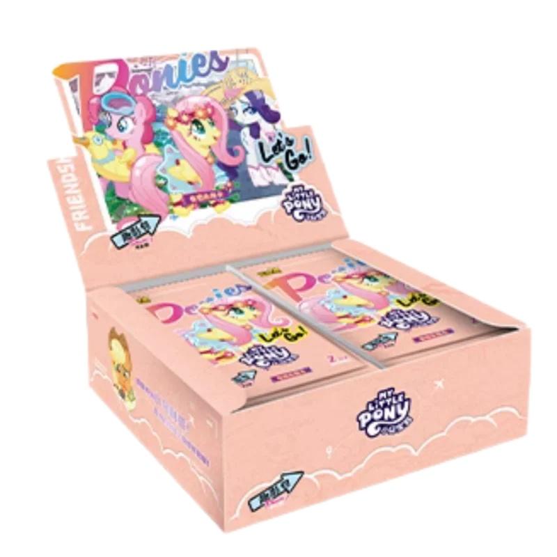 Authentic My Little Pony Series Card Shine Moon Pack Episode 5 Fluttershy Twilight Sparkle Anime Collection Card Toy Gift