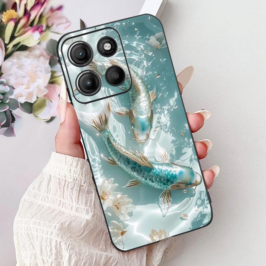 Чехол для Motorola Moto G15 Moto G75 XT2437-2 Роскошный Популярный Расписной Чехол Мягкий ТПУ Чехол для Телефона Для Motorola G15 G 75 MotoG75 Сумки