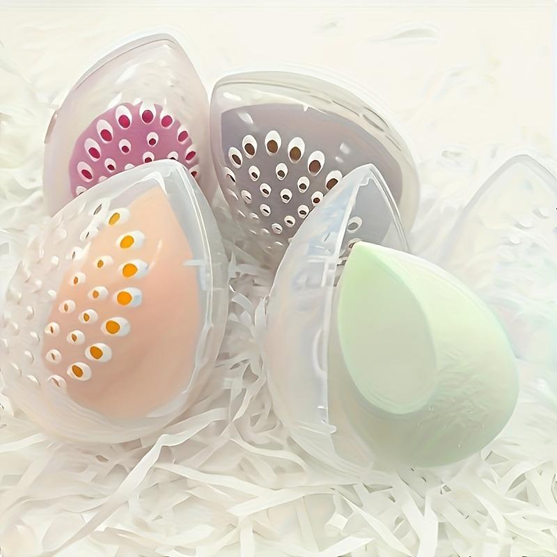 2pcs Breathable Makeup Sponge Storage Cover, Washable Travel Protective Case